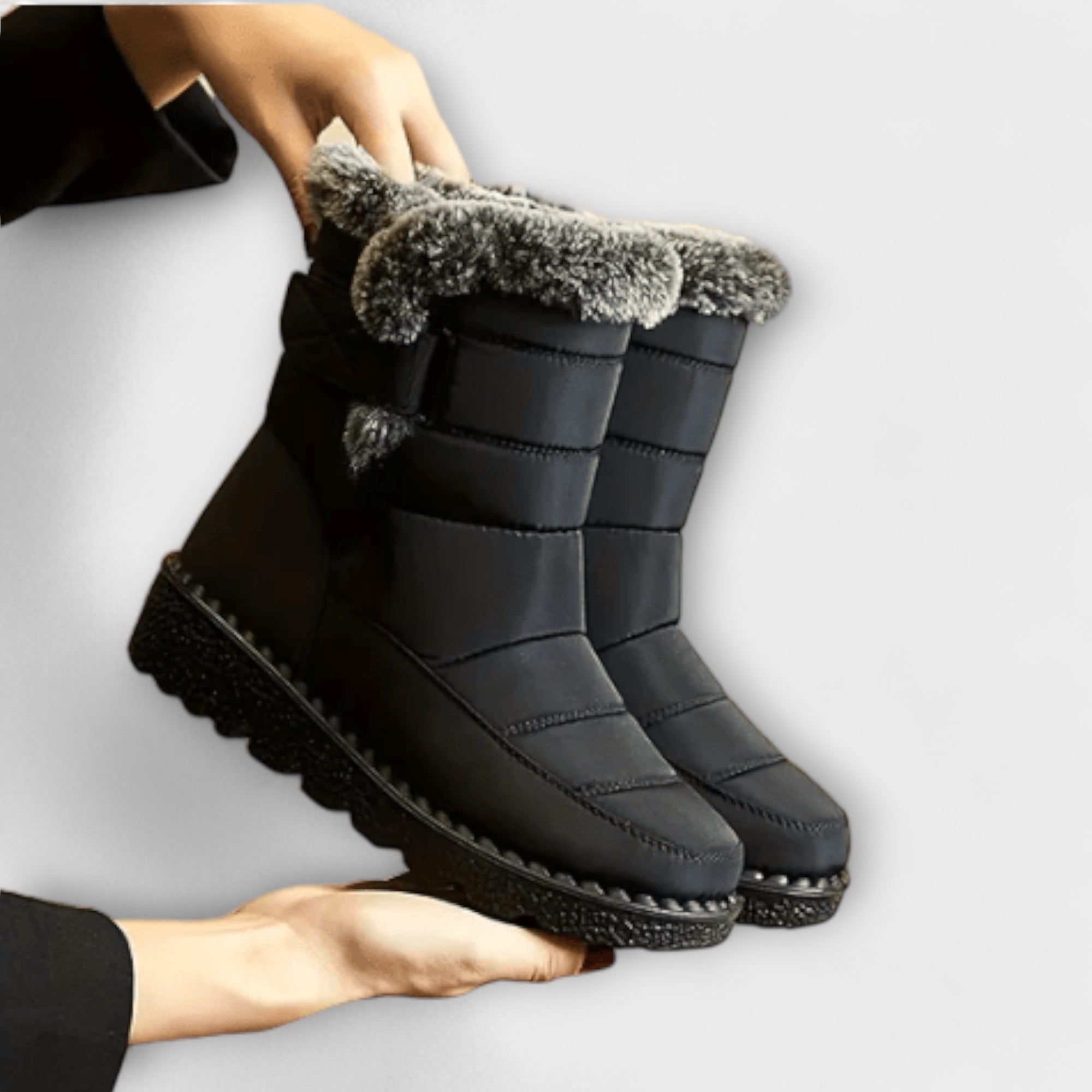 Botas de inverno impermeáveis feminino