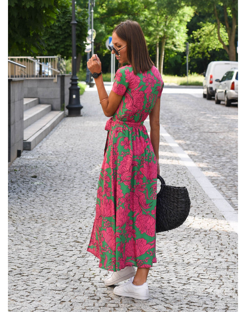 Vestido Midi Floral feminino