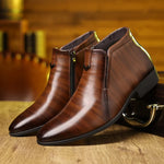 Botas com fecho éclair masculino
