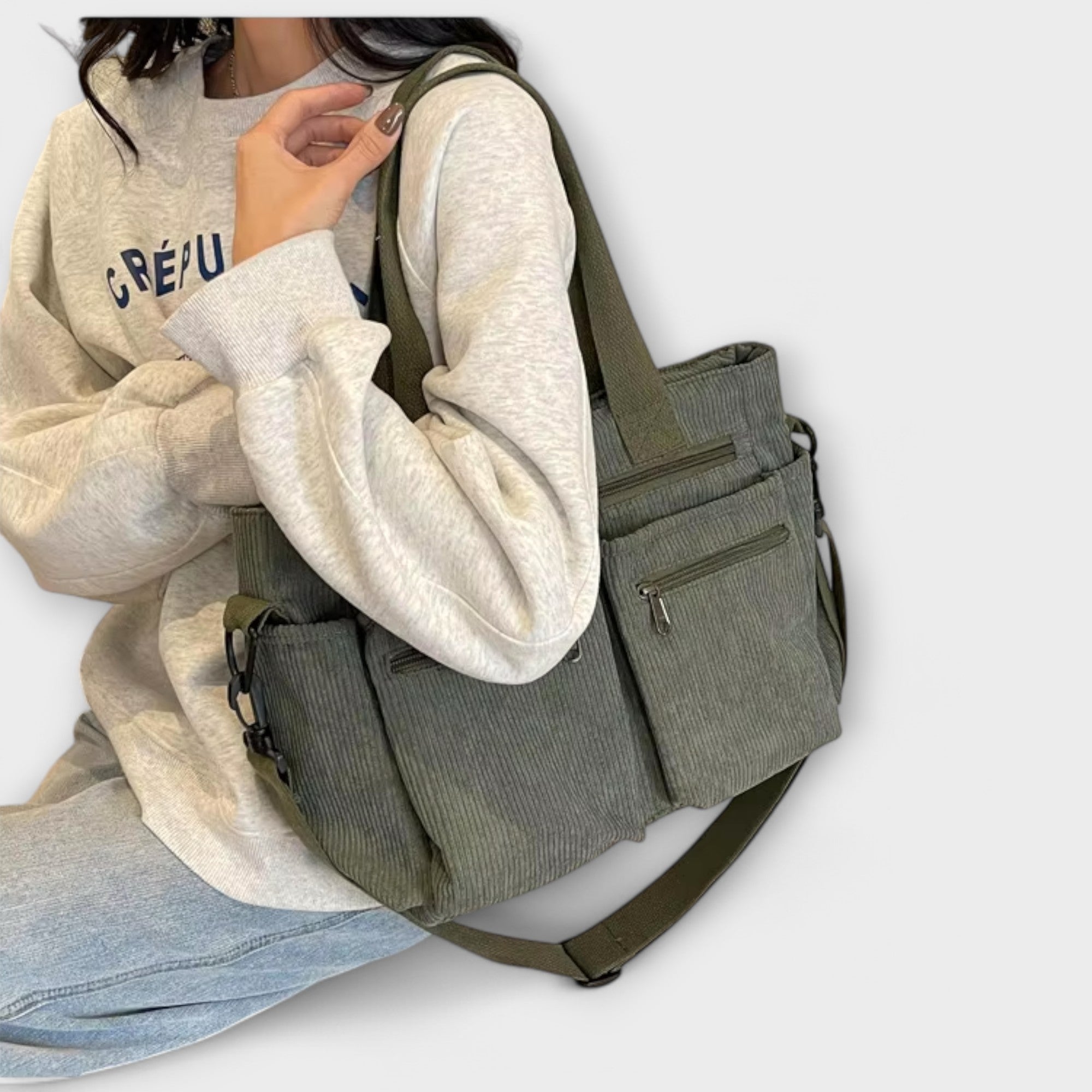 Mala com vários bolsos feminino