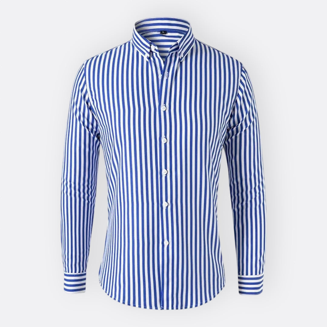 Camisa Clássica às Riscas masculino