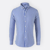 Camisa Clássica às Riscas masculino