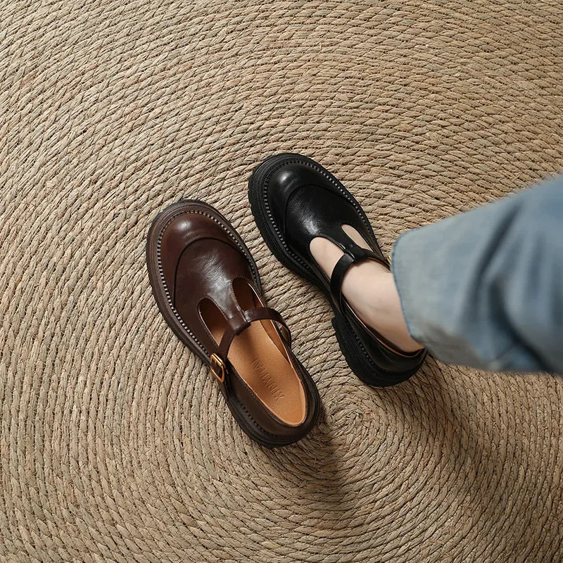 Sapato Elegante em Couro feminino