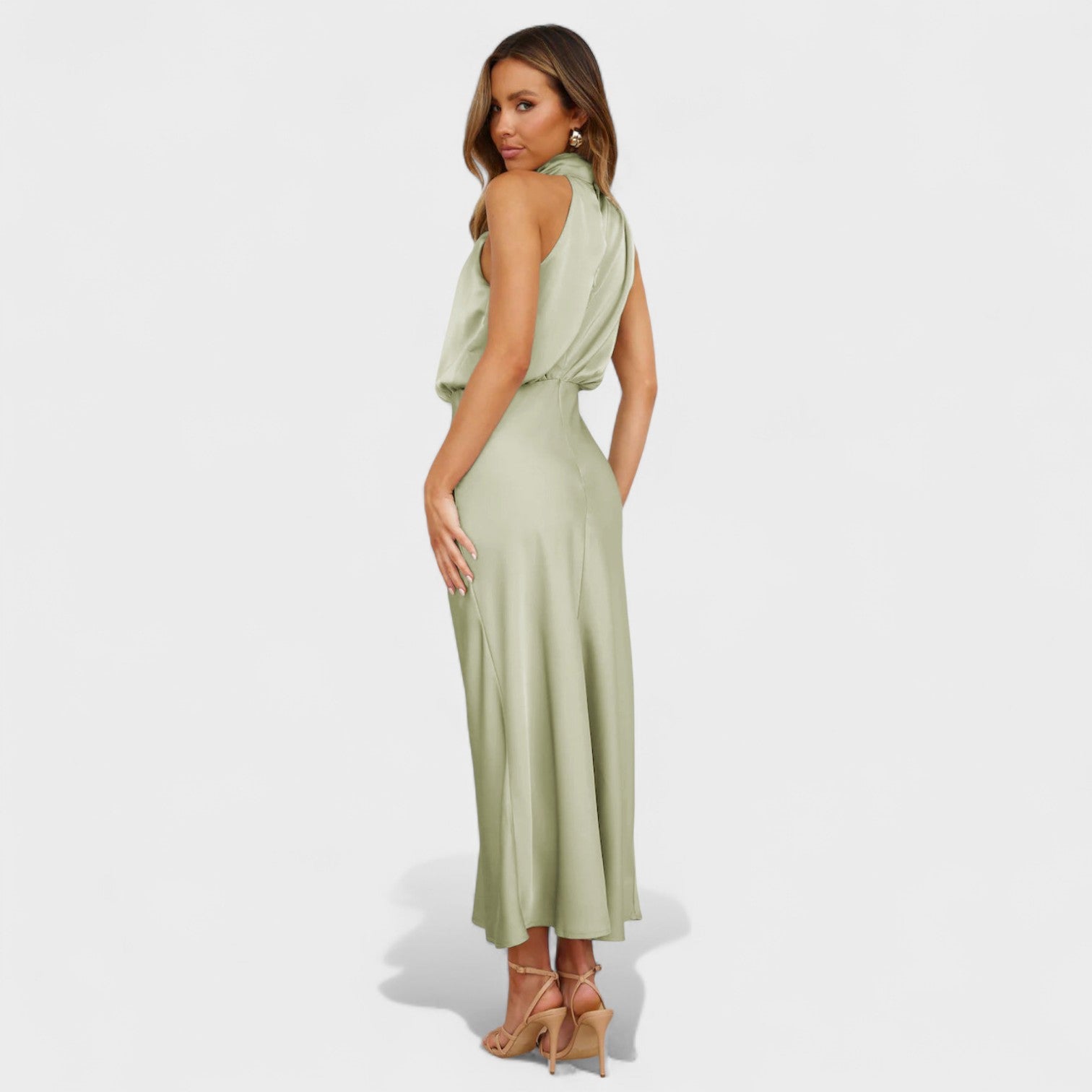 Vestido Satin Elegance feminino