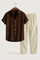 Conjunto de Camisa e Calças - Verão masculino