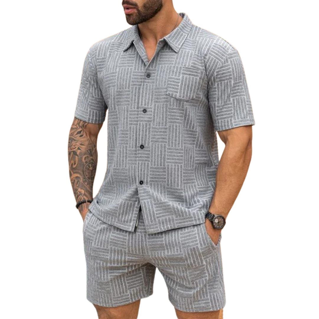 Conjunto de Camisa e Calções - Retro masculino