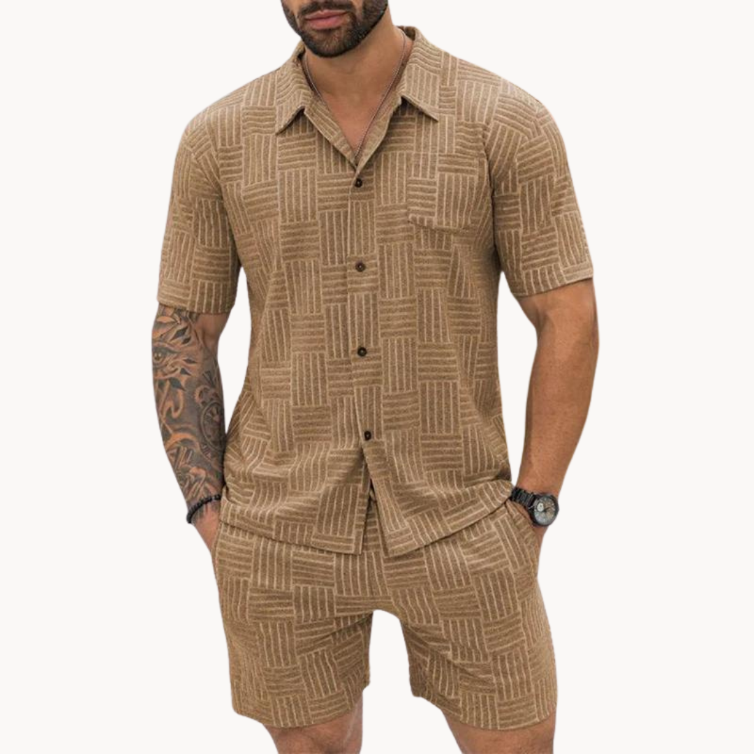 Conjunto de Camisa e Calções - Retro masculino