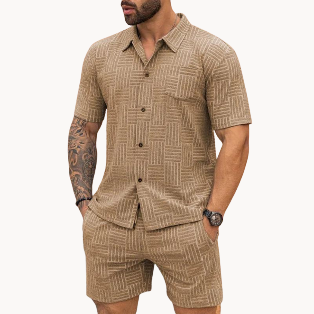 Conjunto de Camisa e Calções - Retro masculino