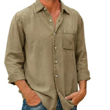 Camisa - Mistura Respirável Relaxada masculino