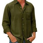 Camisa - Mistura Respirável Relaxada masculino