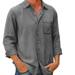 Camisa - Mistura Respirável Relaxada masculino