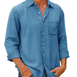 Camisa - Mistura Respirável Relaxada masculino