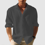 Camisa - Frente com Botões Barra Curvada masculino