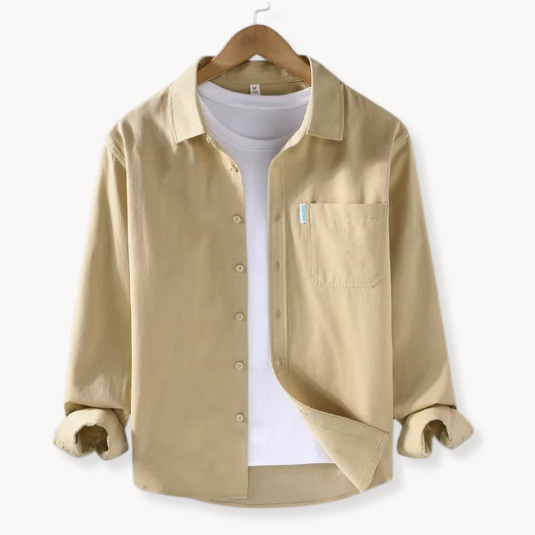 Camisa - Frente com Botões Flexível masculino