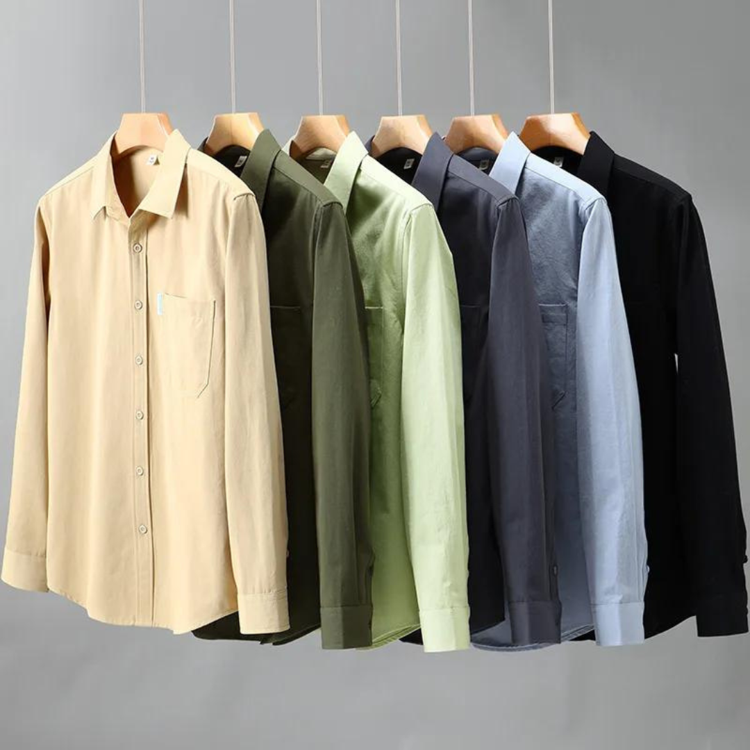 Camisa - Frente com Botões Flexível masculino