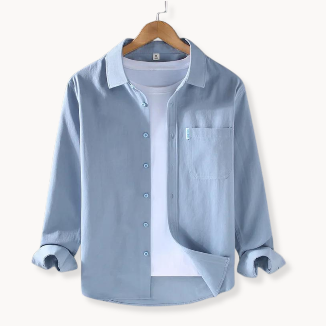 Camisa - Frente com Botões Flexível masculino