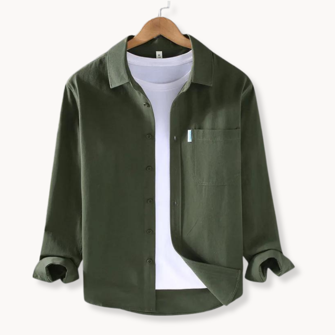 Camisa - Frente com Botões Flexível masculino