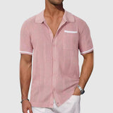 Camisa - Gola Camp Contrastante masculino