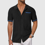 Camisa - Gola Camp Contrastante masculino