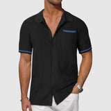 Camisa - Gola Camp Contrastante masculino