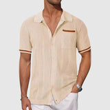 Camisa - Gola Camp Contrastante masculino