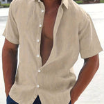 Camisa - Mistura Leve Manga Curta masculino