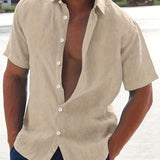 Camisa - Mistura Leve Manga Curta masculino