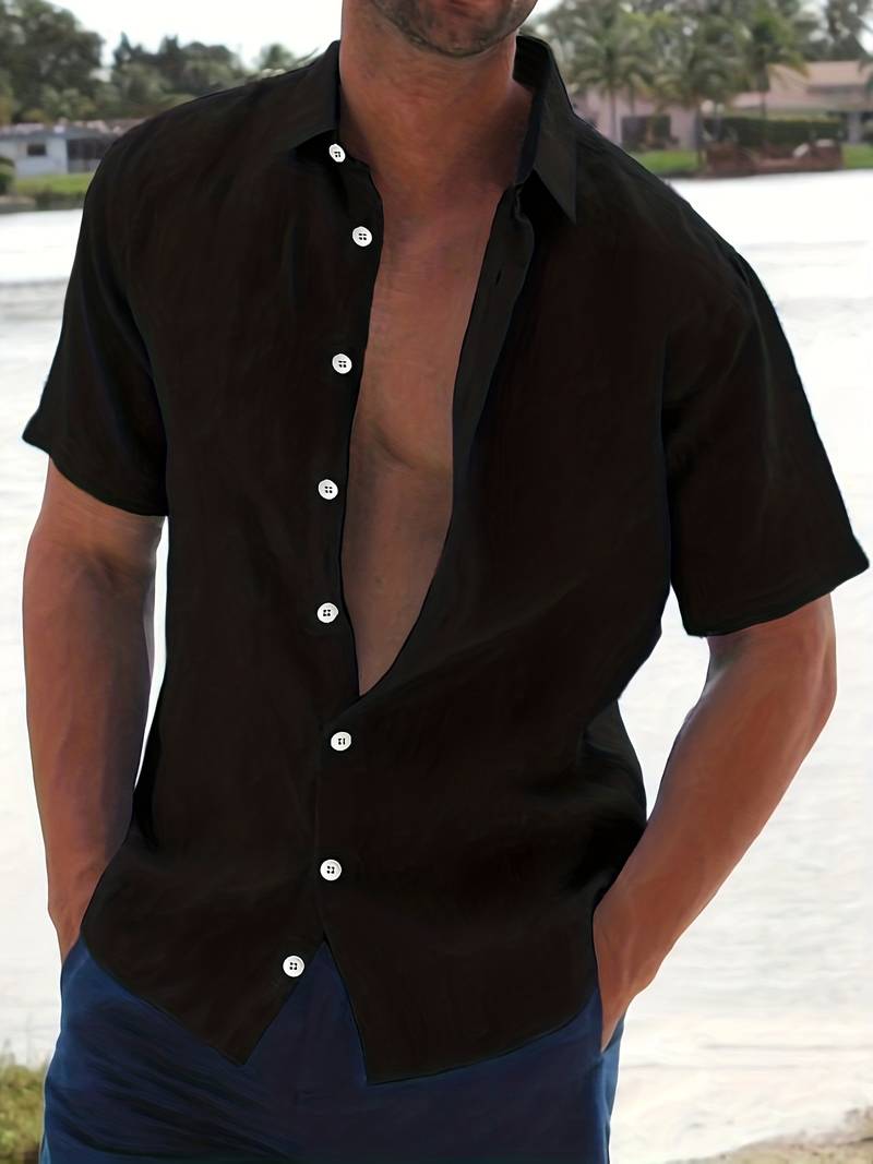 Camisa - Mistura Leve Manga Curta masculino