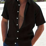 Camisa - Mistura Leve Manga Curta masculino