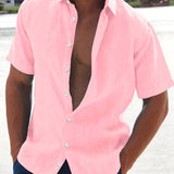 Camisa - Mistura Leve Manga Curta masculino