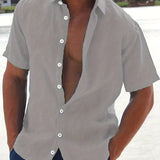 Camisa - Mistura Leve Manga Curta masculino