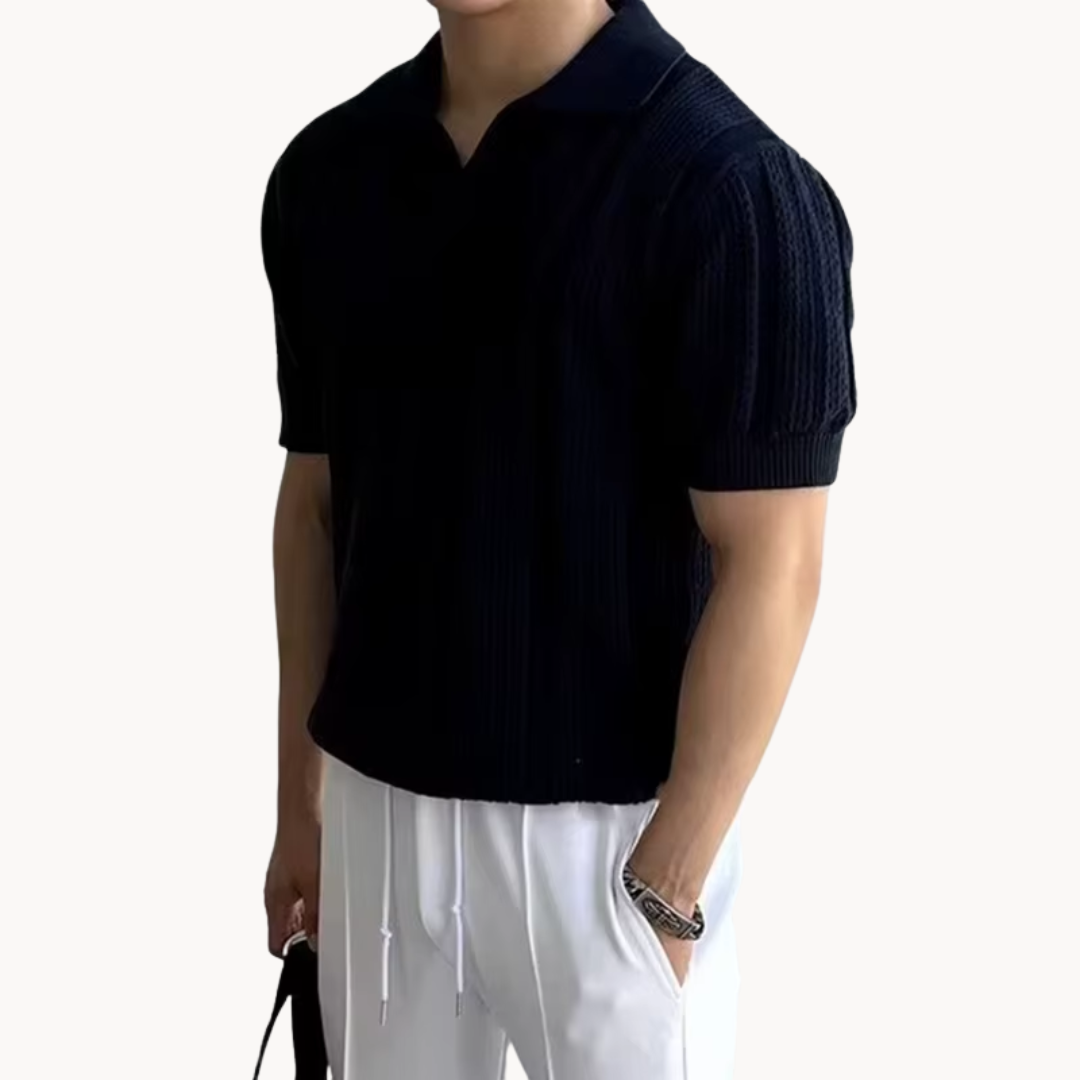 Camisa - Malha com Gola Aberta masculino