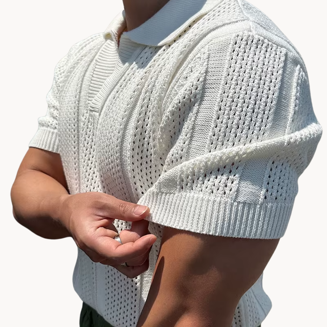 Camisa - Malha com Gola Aberta masculino