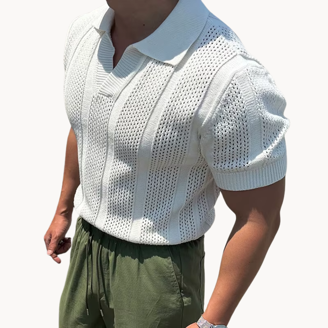 Camisa - Malha com Gola Aberta masculino