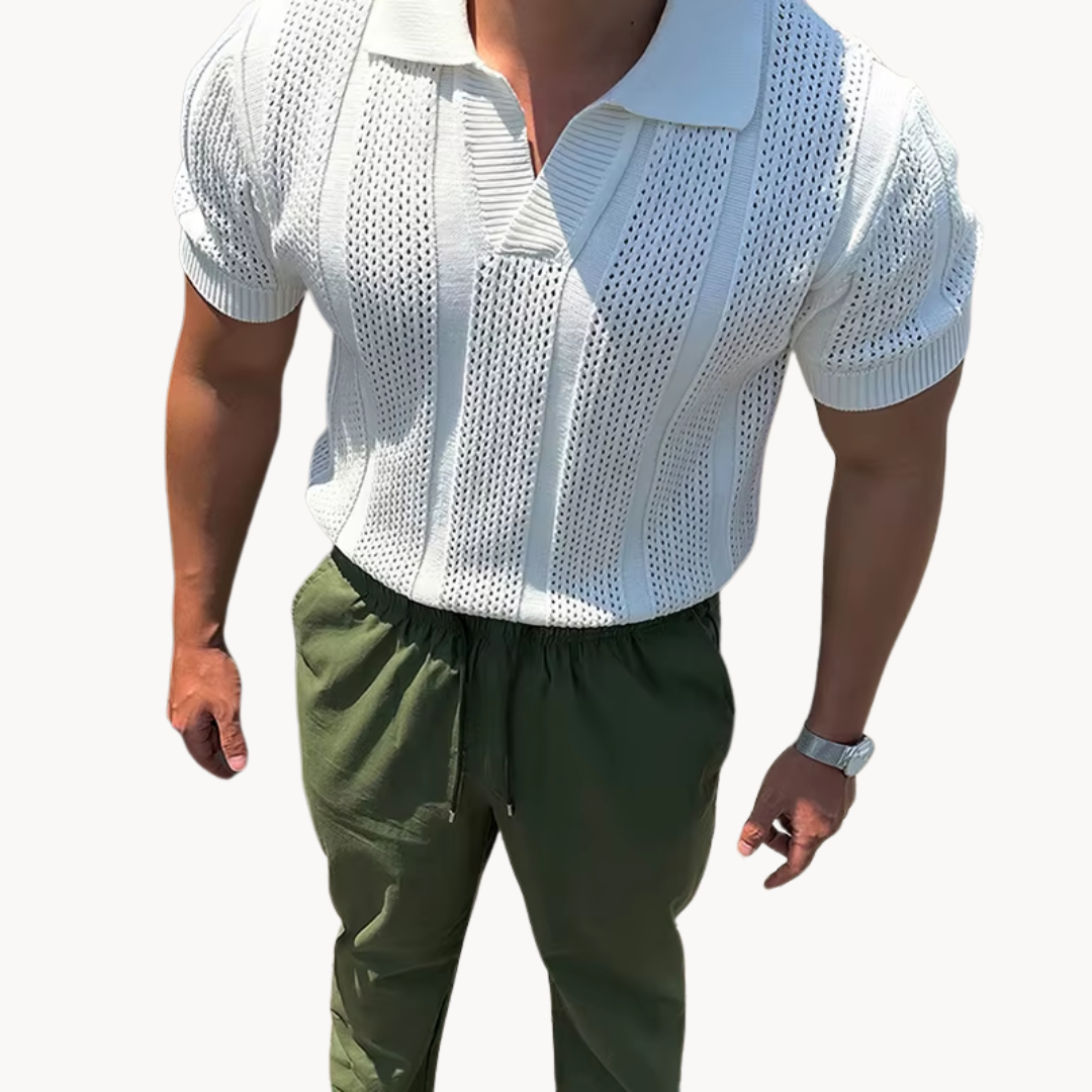 Camisa - Malha com Gola Aberta masculino