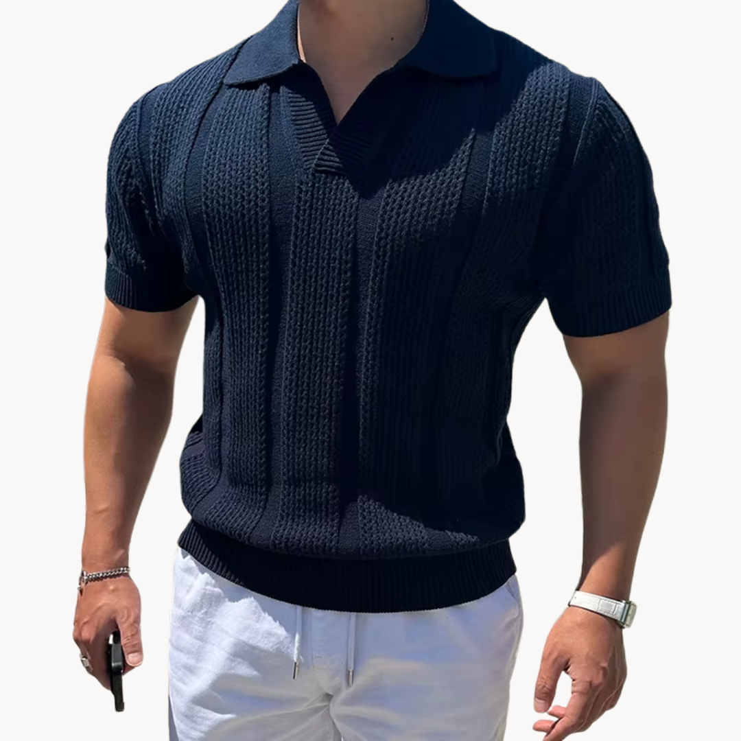 Camisa - Malha com Gola Aberta masculino