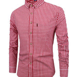 Camisa - Xadrez Mistura Suave masculino