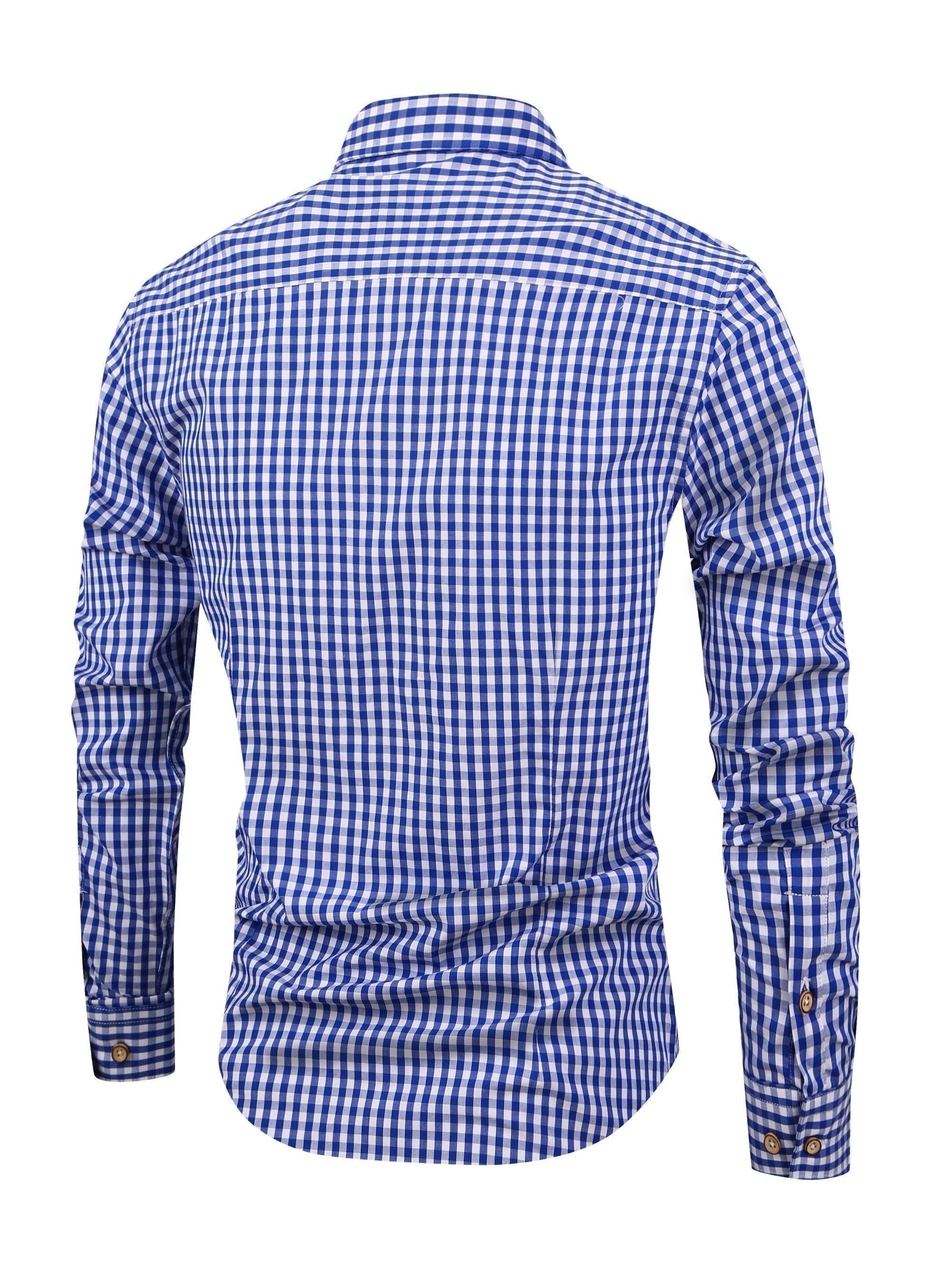 Camisa - Xadrez Mistura Suave masculino