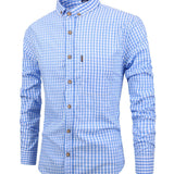 Camisa - Xadrez Mistura Suave masculino