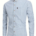 Camisa - Xadrez Mistura Suave masculino