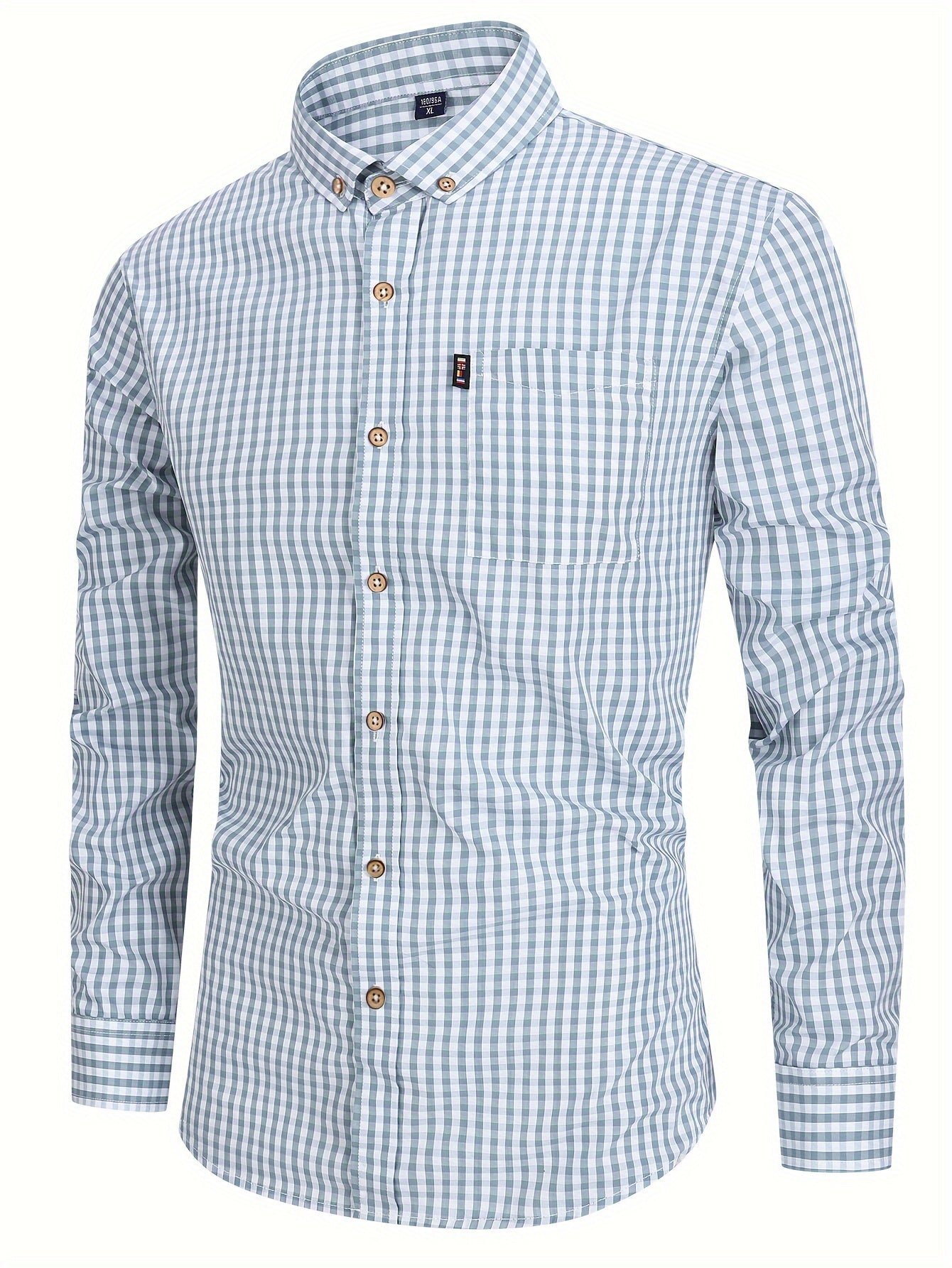 Camisa - Xadrez Mistura Suave masculino