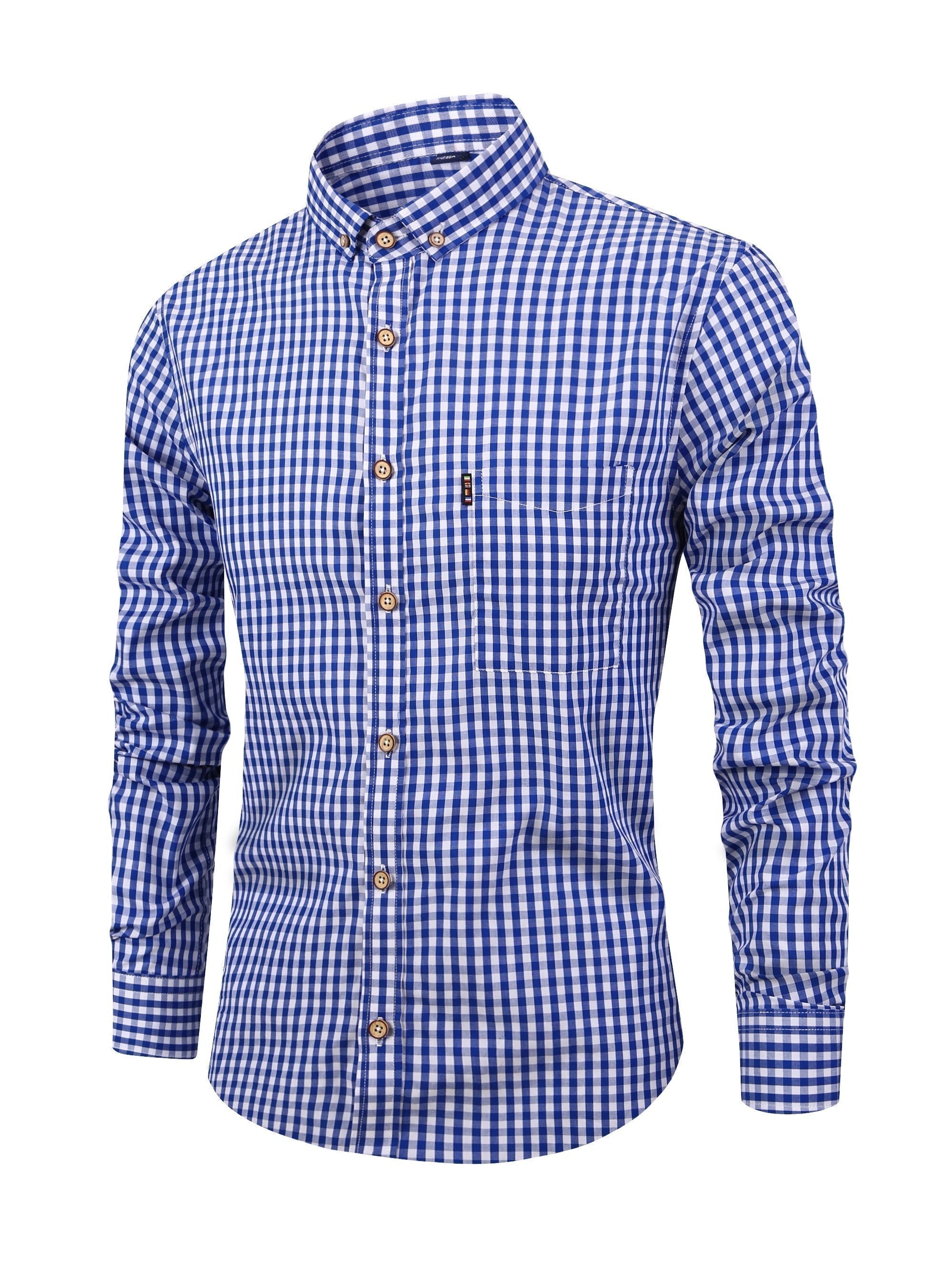 Camisa - Xadrez Mistura Suave masculino