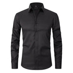 Camisa - Mistura Poliéster Sem Rugas masculino