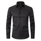 Camisa - Mistura Poliéster Sem Rugas masculino