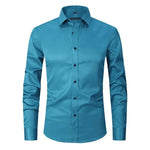 Camisa - Mistura Poliéster Sem Rugas masculino
