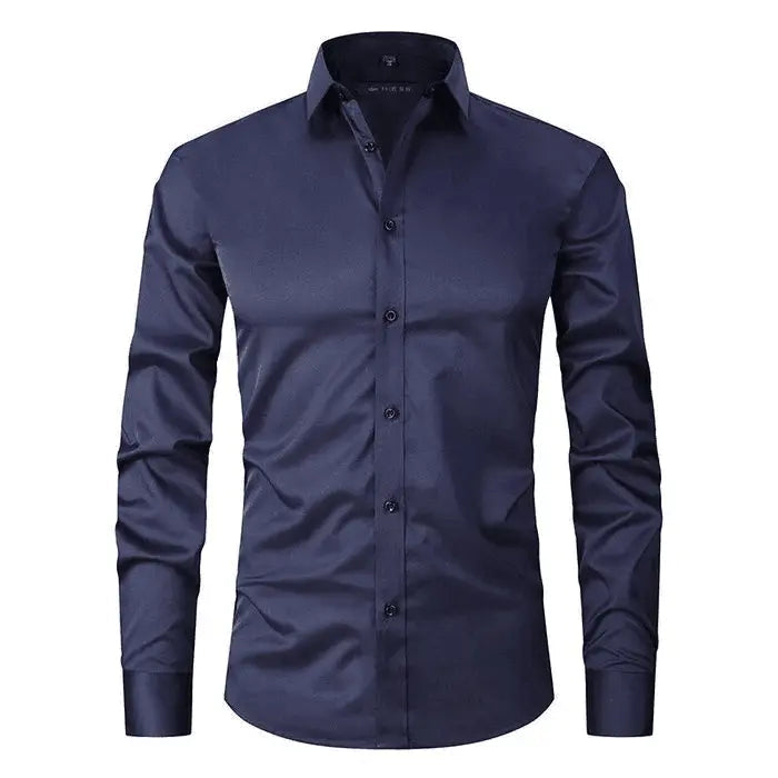 Camisa - Mistura Poliéster Sem Rugas masculino