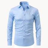 Camisa - Mistura Poliéster Sem Rugas masculino