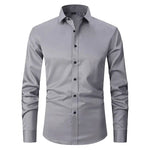 Camisa - Mistura Poliéster Sem Rugas masculino