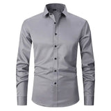 Camisa - Mistura Poliéster Sem Rugas masculino