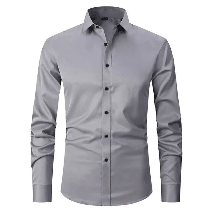 Camisa - Mistura Poliéster Sem Rugas masculino